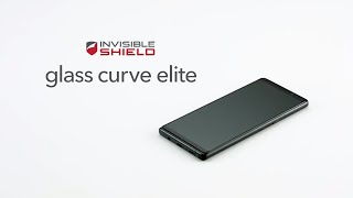 How to Install Glass Curve Elite for Samsung Note8  InvisibleShield [upl. by Llezniuq161]