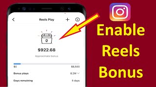 Instagram Reels Bonus option not showing Problem Solved to Enable Bonus On Instagram  Howtosolveit [upl. by Naimed]