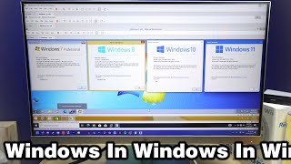 Installing Windows Inside of Windows Inside of Windows Inside of Windows [upl. by Scrogan298]