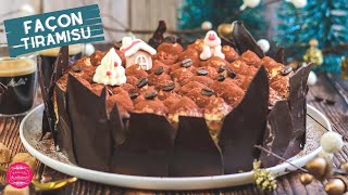 GÂTEAU DE NOËL façon TIRAMISU [upl. by Ebsen]