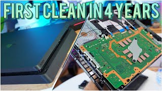 PS4 Slim Disassembling Cleaning Thermal Paste And Thermal Pads Replacement [upl. by Theodor]