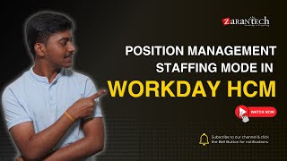 Position Management Staffing Mode in Workday HCM  ZaranTech [upl. by Kendricks544]