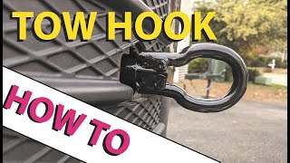 How To Install the Front Towing Eye HOW TO ESCAPE [upl. by Negiam]