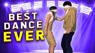 Blindfold Dance Challenge ft Kaycee Rice amp Sean Lew [upl. by Matthiew]