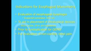 What is Esophageal Manometry [upl. by Nnylear652]