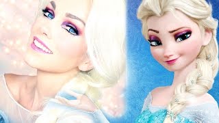 Elsa Frozen Makeup [upl. by Ahseniuq457]