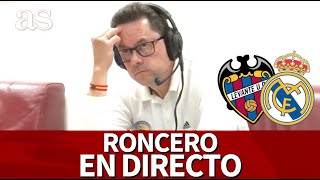 LEVANTE vs REAL MADRID  EN DIRECTO la reacción de RONCERO  Diario AS [upl. by Airelav]