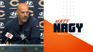 Matt Nagy after reviewing Dolphins film  Chicago Bears [upl. by Summers]