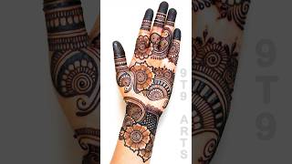 10 Easy amp simple karwa chauth mehndi design  Mehandi ka design  Mehndi design  mehendi  9T9 Arts [upl. by Atwekk]