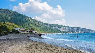 Tourists return to deserted beach in Syria as fighting slows down [upl. by Desmond124]