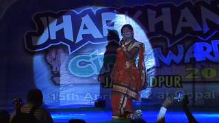 KALPNA HANSDA  SANTHALI FILM AWARD SHOW [upl. by Masha397]