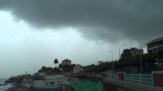 04 Novembre 2011  Tornadic supercell with stovepipe Tornado and huge wall cloud [upl. by Akirat]