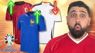 Ranking EVERY Euro 2024 home shirt to decide who I support [upl. by Drofla]