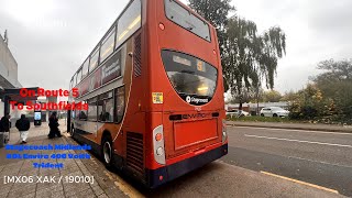 Stagecoach Midlands ADL Enviro 400 Voith Trident MX06 XAK  19010 [upl. by Allcot]