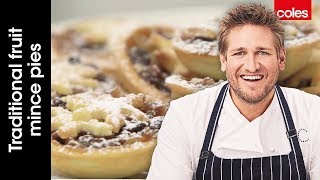 Traditional Christmas Fruit Mince Pies  Cook with Curtis Stone  Coles [upl. by Ahseal]