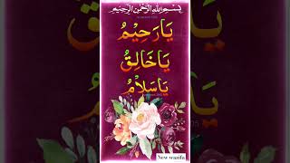 Alllah ke namo ki barkat wazify allahloves new wazifa shots best habib haya [upl. by Goddard444]