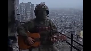 Russian soldiers sings Just dont tell mom that Im going to Bakhmut [upl. by Sacrod]