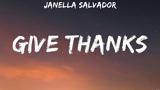 Janella Salvador  Give Thanks Lyrics [upl. by Raual]