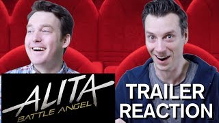 Alita Battle Angel  Official Trailer Reaction [upl. by Ahsekim323]