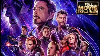 Avengers END GAME Movie Explained 4K HD HINDI FACTS  Thanos  Thor  Iron Man  CAPTAIN AMERICA [upl. by Aimehs393]