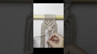 Learn Macrame Patterns Fun StepbyStep Tutorial for Everyone shorts short macramedecor [upl. by Rosenkrantz146]