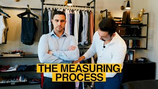 The Custom Suit Measuring Process [upl. by Nahc]