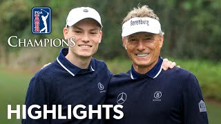 Bernhard and Jason Langer’s winning highlights from PNC Championship  2023 [upl. by Anniram]