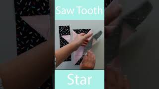 Sawtooth Star Short quilting tutorial [upl. by Lattonia]