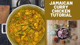 Jamaican Curry Chicken Tutorial [upl. by Dahlstrom]