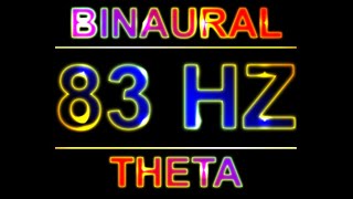 83HZ BINAURAL BEATS 🔊  8D  THETA [upl. by Marala]