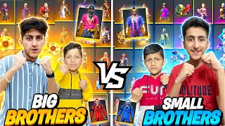 RICHEST COLLECTION WAR 😍 BROTHERS VS BROTHERS  GARENA FREE FIRE [upl. by Atiragram921]