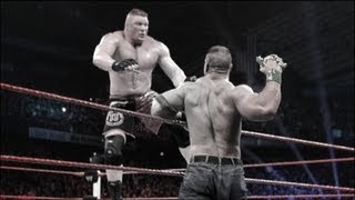 John Cena vs Brock Lesnar Extreme Rules Match highlights [upl. by Tobias]