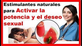 Estimulante sexual Natural casero  Jugo para Aumentar la potencia y el deseo Sexual 2021 [upl. by Ethel]