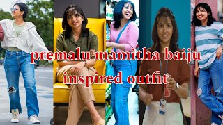 Premalu Mamitha baiju outfit recreation part 1 [upl. by Huoh]