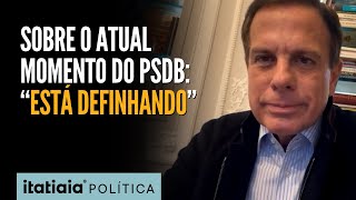 JOÃO DORIA ANALISA O ATUAL MOMENTO DO PSDB NO CENÁRIO NACIONAL [upl. by Faus]