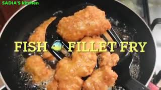 Dory fish fillet fry recipe🐠🐟 [upl. by Melanie]