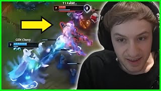 NEMESIS Reacts To FAKER Sylas Limit Testing vs CHOVY Ahri [upl. by Annnora]