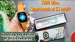 T900 Ultra smartwatch Review and Unboxingt900ultrareview t900ultrasmartwatch how unboxing [upl. by Anehsuc]