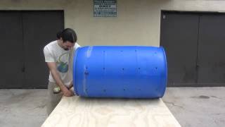 How to make your own home made compost tumbler step by step [upl. by Anahsit]