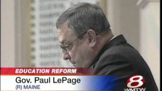 Governor Paul LePage Wins Support For Education Reform [upl. by Amlet]