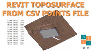 Create Revit Topography from Excel Points File [upl. by Shanon]