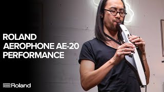 Roland Aerophone AE20 Performance by Patrick Shiroishi Hailey Niswanger and Matt Traum [upl. by Tupler]