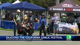 Crowds turn out for California Garlic Festival [upl. by Anum]