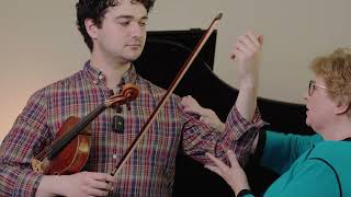 Reaching Out With the Elbow  Violin Technique [upl. by Notniw]