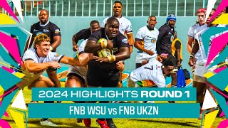 Round 1 HIGHLIGHTS FNB WSU vs FNB UKZN  22 Feb 2024 [upl. by Enilarac803]