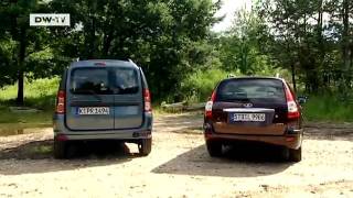 Dacia Logan MCV vs Lada Priora Wagon  Motor mobil [upl. by Emoreg682]