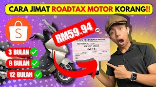 Renew RoadTax Motor Online Dan Bayar Bulan2  Ansuran Tutorial Mudah Shopee SPayLater [upl. by Ennail]