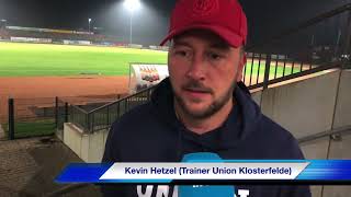 FußballBrandenburgliga 1 FC Frankfurt gegen Union Klosterfelde Trainer und Spieler im Interview [upl. by Aneeh]