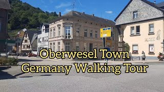 Oberwesel Town Germany Walking Tour  2022 [upl. by Nauqahs541]