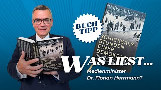 Was liest Medienminister Dr Florian Herrmann  Bayern [upl. by Aseyt]